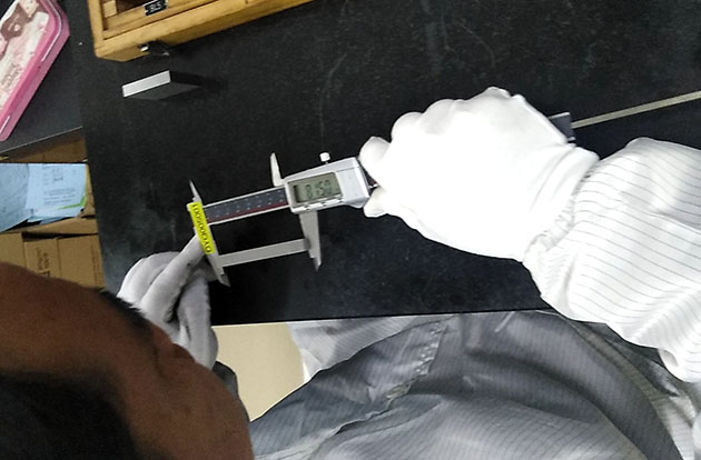 通用卡尺的校準方法